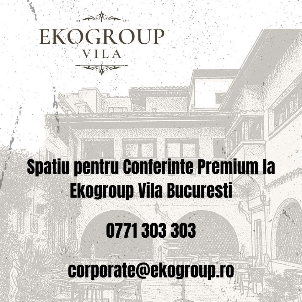Spatiu pentru Conferinte Premium la Ekogroup Vila Bucuresti 6 Spatiu pentru Conferinte Premium la Ekogroup Vila Bucuresti